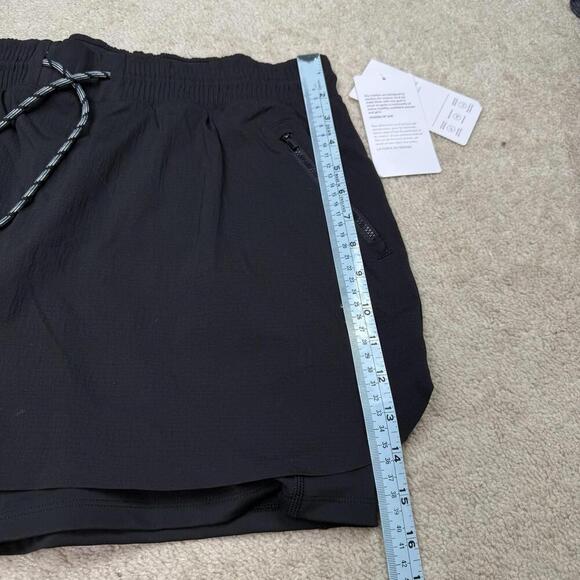 NWT Athleta Trekkie North Mid Rise Black Skort Skirt Shorts Women’s Size 16 $79 - Picture 9 of 10